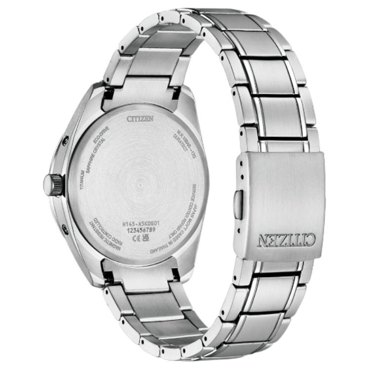 CITIZEN Collection 100m Water Resistant Solar Quartz Movement Super Titanium Strap Watch CB0261-53E