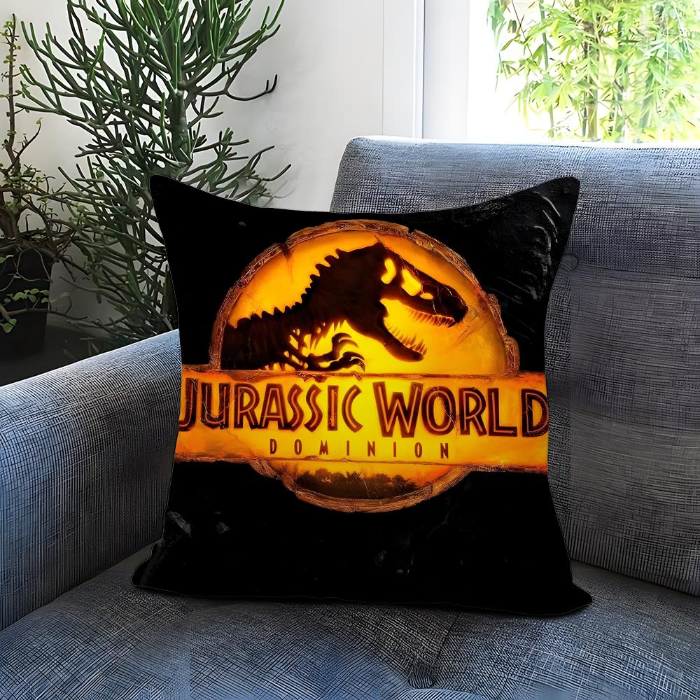 J-Jurassic W-World Movie Cushion Cover Comfortable Reversible Pillow Cover Ideal for Car Sofa Bedroom & Beyond