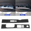 2 stk Karbonfiber Vindusheisbryter Paneldeksel Trim Passform for Nissan 350Z 20062009