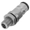 304 Stainless Steel Beer Keg Ball Lock Adapter Post Pressure Relief Valve Home‑Brew Accessory(Liquid )