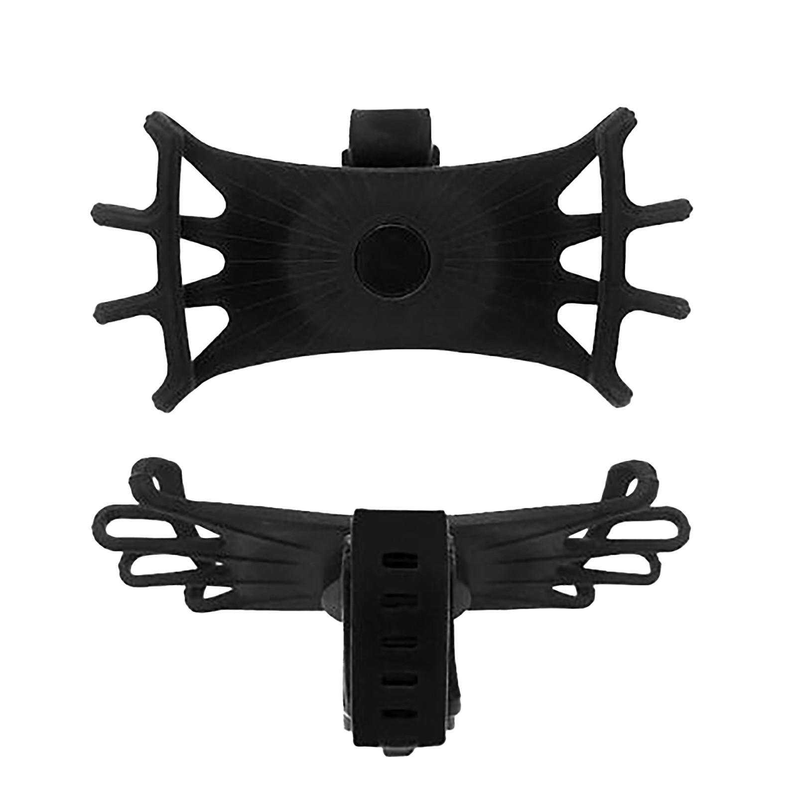 

Універсальний велосипедний тримач для мобільного телефону Силіконова мотоциклетна підставка для телефону на кермі чорний