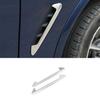 Chrome 2PCS Side Fender Air Vent Outlet Cover Trim For BMW X3 G01 2018-2022