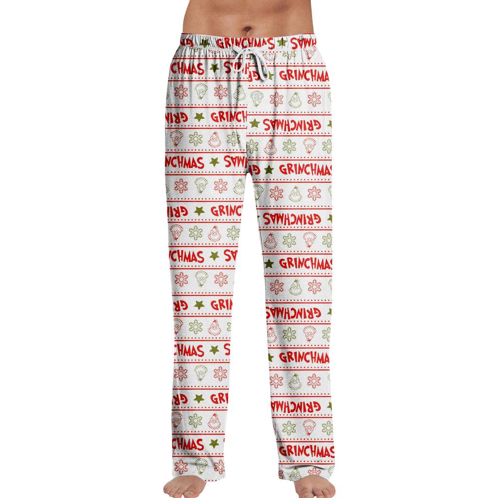 Pyjamahose Nachtwäsche Lässige Kordelzug Elastischer Bund Hose Bequeme Gerade Yoga Lockere Hose