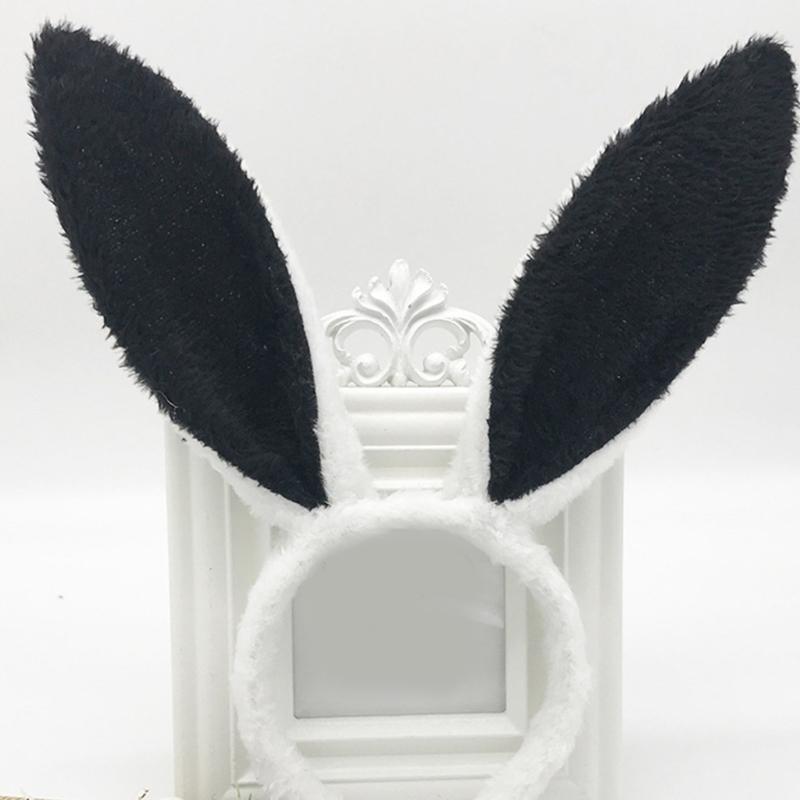 Serre-tête Oreilles de Lapin Cosplay Serre-tête Oreilles d'Animal Serre-tête Pelucheux Accessoires de Costume Thème Fille Fête Headwear