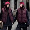 Women's Cotton Stand Collar Vest - 2026 Autumn/Winter Short Loose Fashion Gilet