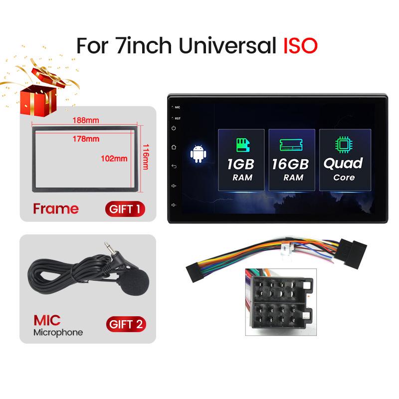 

Fangyitong 7862 Автомобильный Android Навигатор: Совместим с 7”, 9”, 10” дисплеями для универсального использования