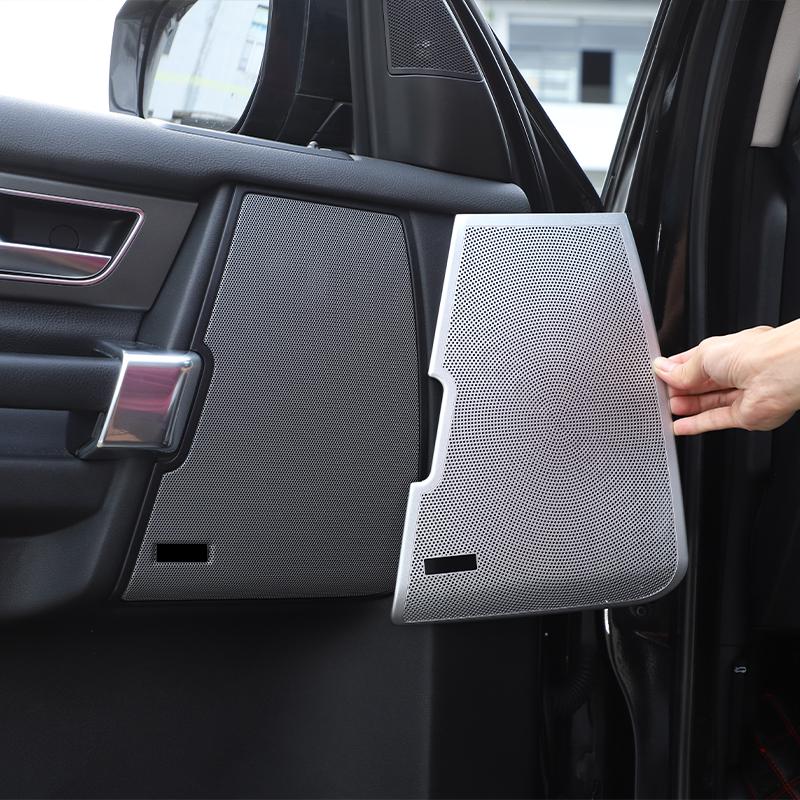 Stainless Steel Car Audio Speaker Door Loudspeaker Cover Trim For Land Rover Discovery 4 LR4 2010-2016 Interior Accessories