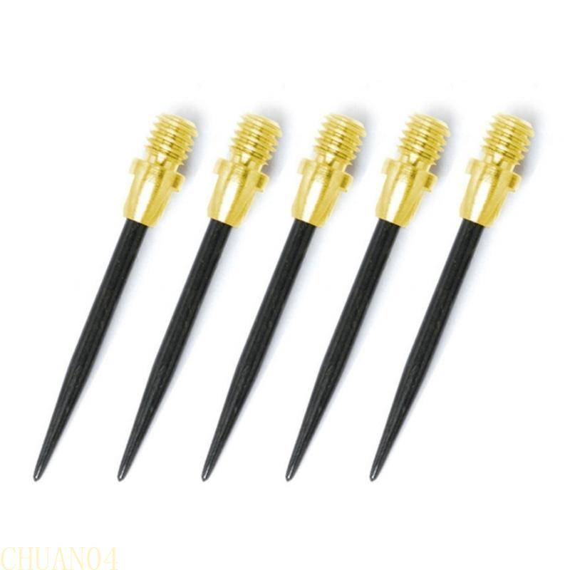 A1A2 Set of 5 Dart Steel Points Converter Points 2BA Thread Tip for Steel Tip Dart and Soft Tip Dart Part Dart Accessories