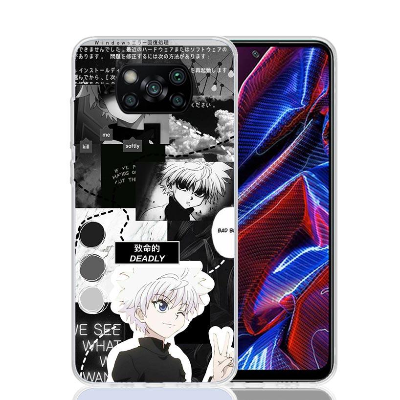 

HXH X Hunter Killua Case Phone Cover for Xiaomi Redmi Note 10 9 9S 8 8T 7 5 Pro Mi 12T 11T 10T 9T 12 11 Lite A3 A2 Trend Fundas Xiaomi Mi 11 Lite