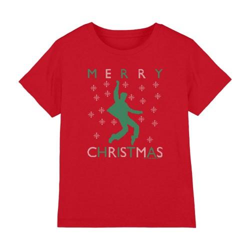 Elvis Presley Childrens/Kids Dancing Ugly Christmas T-Shirt