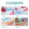 1/5Pcs Double Sided Denture Toothbrush Invisible Braces Cleaning Brush For Men Women False Teeth Brush Oral Cleaning Tools