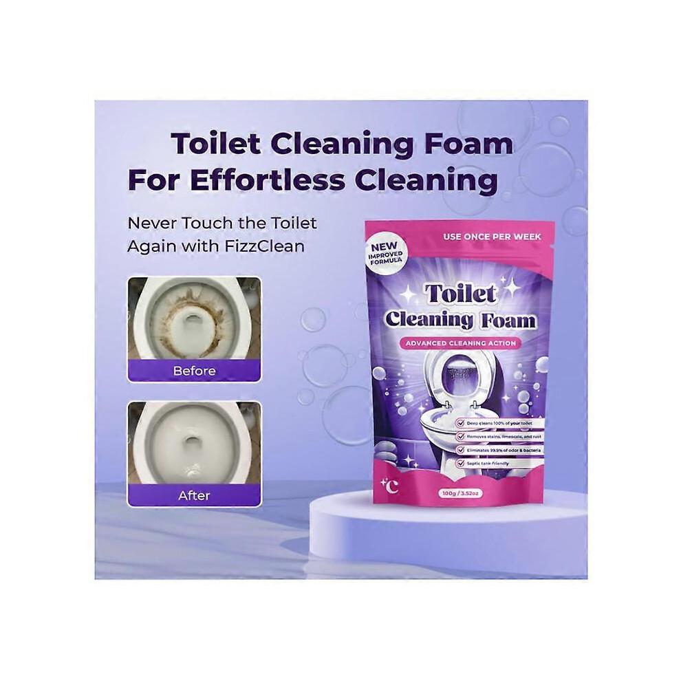 (5pcs)1-5x Limpiador Espuma para WC Fizzclean, Potente Acción Instantánea Fizzclean Limpieza