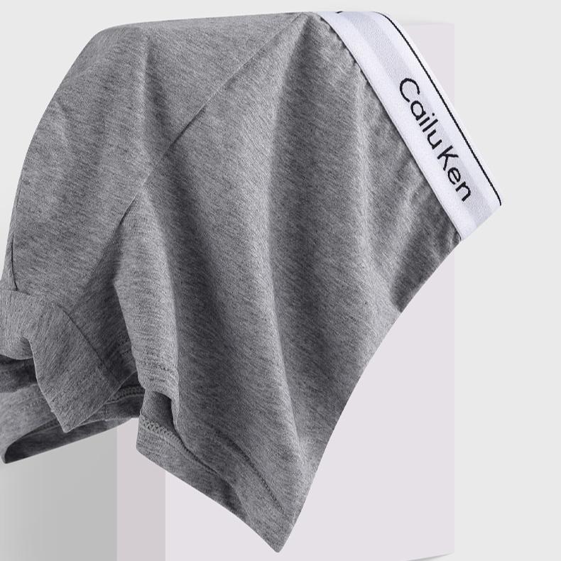 3 Stück Herren Unterwäsche Flach geschnittene Hosen Nahtlose Shorts Unterwäsche Herren Vierkant-Hosen Boxer Brief