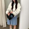 Korean Multi-Color Knit Cardigan for Women - Autumn/Winter, Soft Loose Fit, Single-Breasted Style