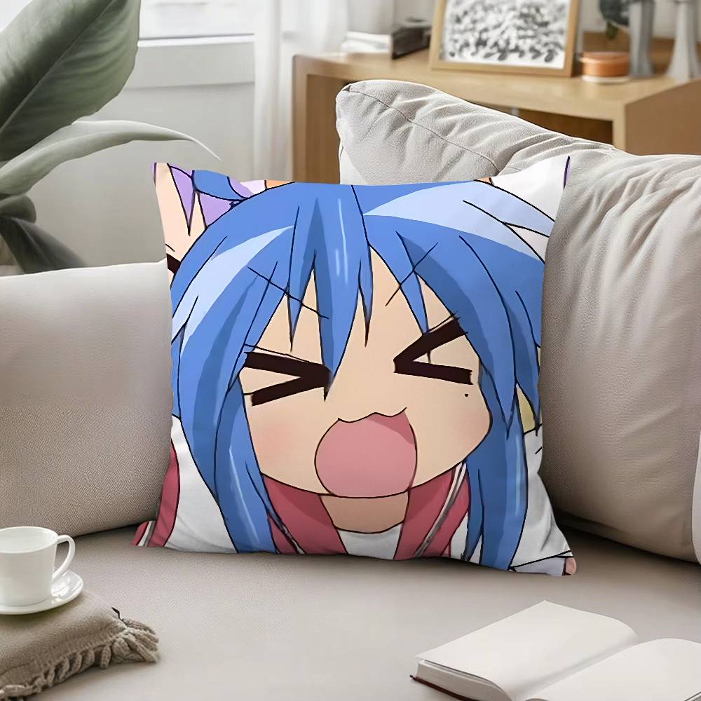 Cute LLucky Star Throw Pillow Covers Pattern Cushion Cover Suitable For Sofa Bedroom Car Pillow Cover