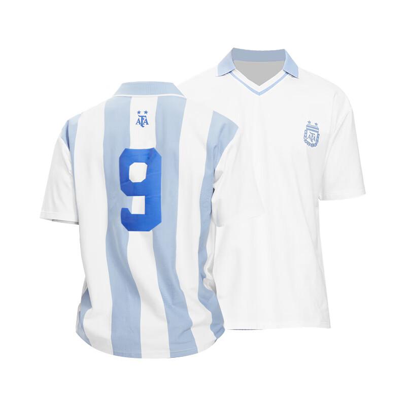 Футбольная майка фаната сборной Аргентины Месси S