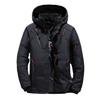 Men's Short Down Jacket Winter Hooded Men's Multi-pocket Winter Outdoor Jacket