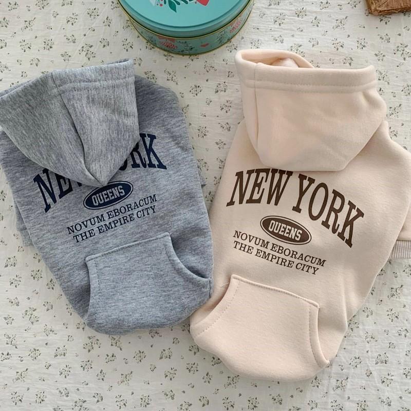 Pet Dog Clothes Cute Print Dog Hoodies for Small Dogs Winter Dog Coat Puppy Costume Chihuahua Bichon Pug Apparel Dog Warm Jacket