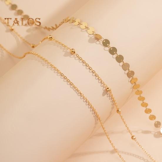 Kvinners midjekjede dobbeltlags paljett justerbar lengde uthulet magedansopptreden midjesmykker fester festivaler nattklubb kroppskjede