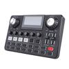 Podcast Microphone Bundle Sound Mixer Board Set with Foldable LED Screen Boom Arm 3.5mm Condenser Mic for PC Recording