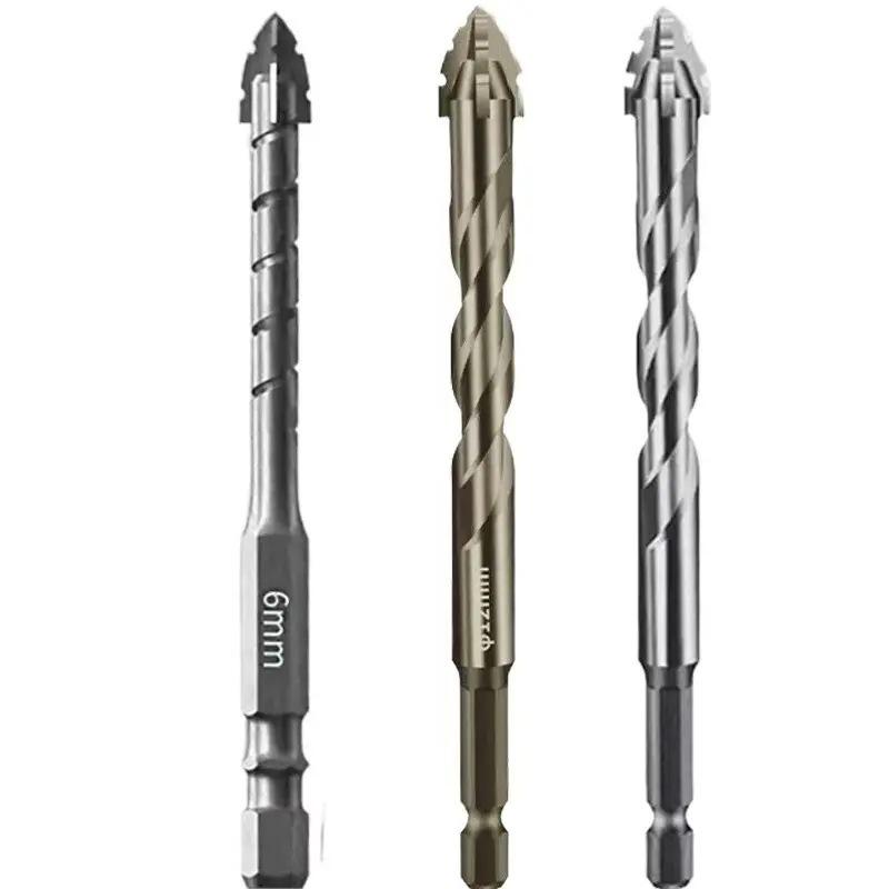 14mm Super Hard Concrete Drill Bit - Four-Edge Serrated, High Hardness, Eccentric for Dry Drilling