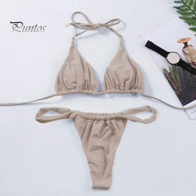 2 Teile/satz Heißer Hohe Taille Drahtlose Frauen Bikini Set Spärlichen Sommer Schwimmen Anzug für Erwachsene