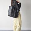 Andrea Cardone Women's Metallic Leather Tote Bag Q36601