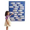 Learning Resources Standard Pocket Chart Education For Scheduling Classroom Learning Storage Display Rack Wall Calendar 70x110Cm