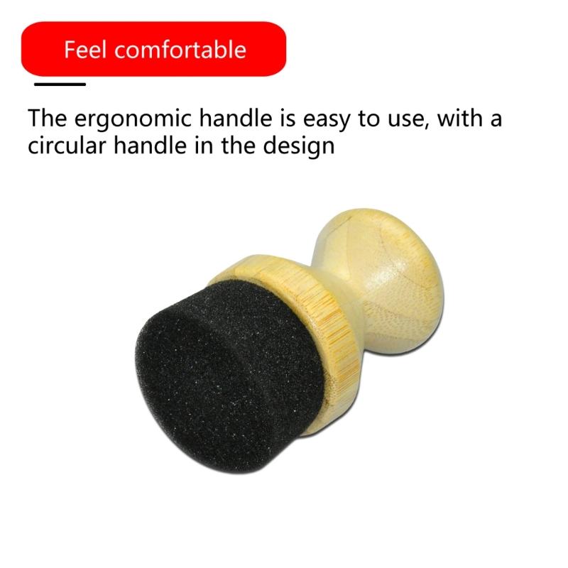 3pcs Effective Bamboos Oil Wax Applicator for Perfect Application On Wood Cutting Boards and Cooking Utensils