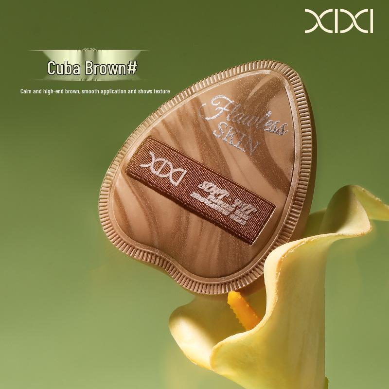 xixi Flowing Mousse Porcelain Puff: Super Soft, Non-Absorbing, Dual-Use Foundation Brush