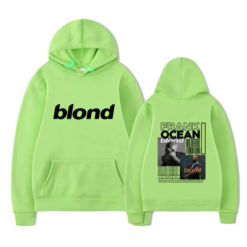 New blond Amazon autumn and winter new fleece urban casual hooded sweater