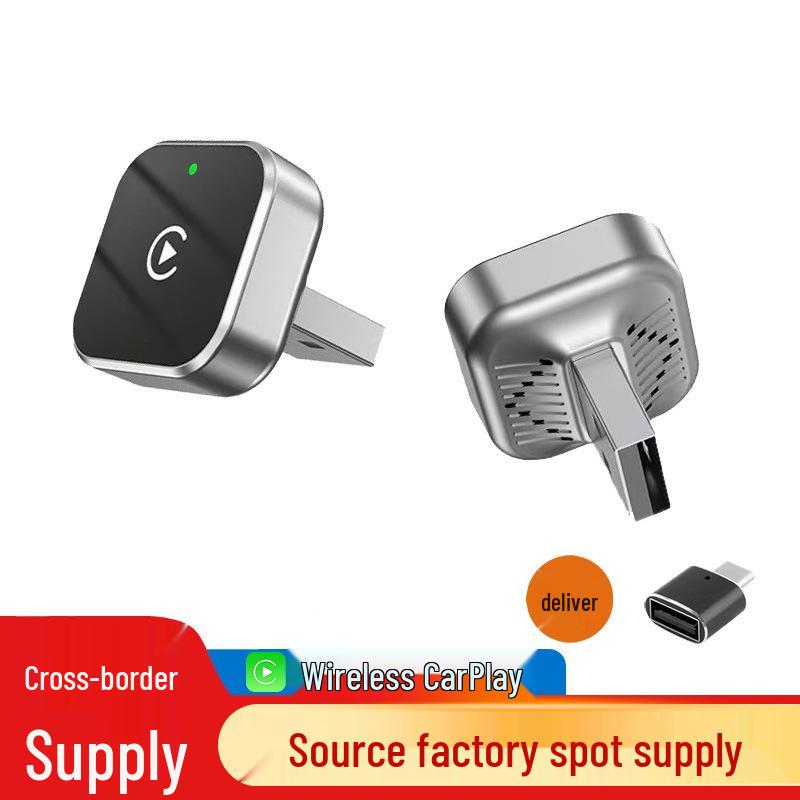 Top-Selling Wireless CarPlay & Android Adapter: Plug-and-Play, OTA Upgrades, Compatible with 98% of Cars