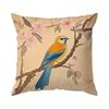 Retro Floral Birds Pillowcase Printed Polyester 40/45/50Cm Throw Pillowcover Decorative Sofa Cushion Pillowslip Home Decor