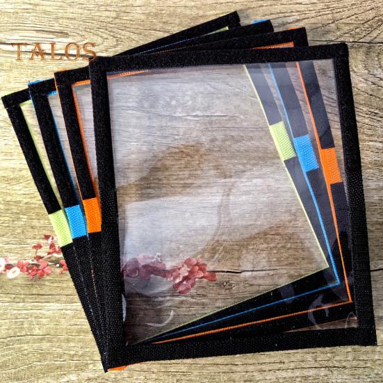 Fishing Lure Wrap Clear PVC Fishing Rod Hook Cover Fastener Tape Fishing Bait Holder Protector Storage Pouch Fishing Accessories