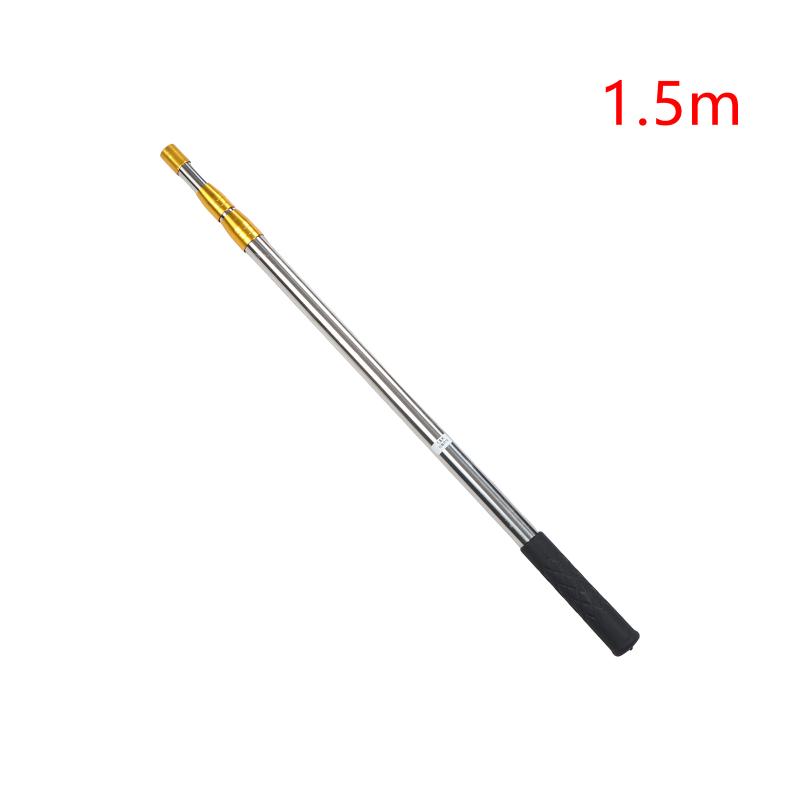 High Reach Fruit Harvester Tool Telescopic Adjustable Rod Fruit Picker for Persimmon Plum Loquat Backyard Gardening Use 150CM