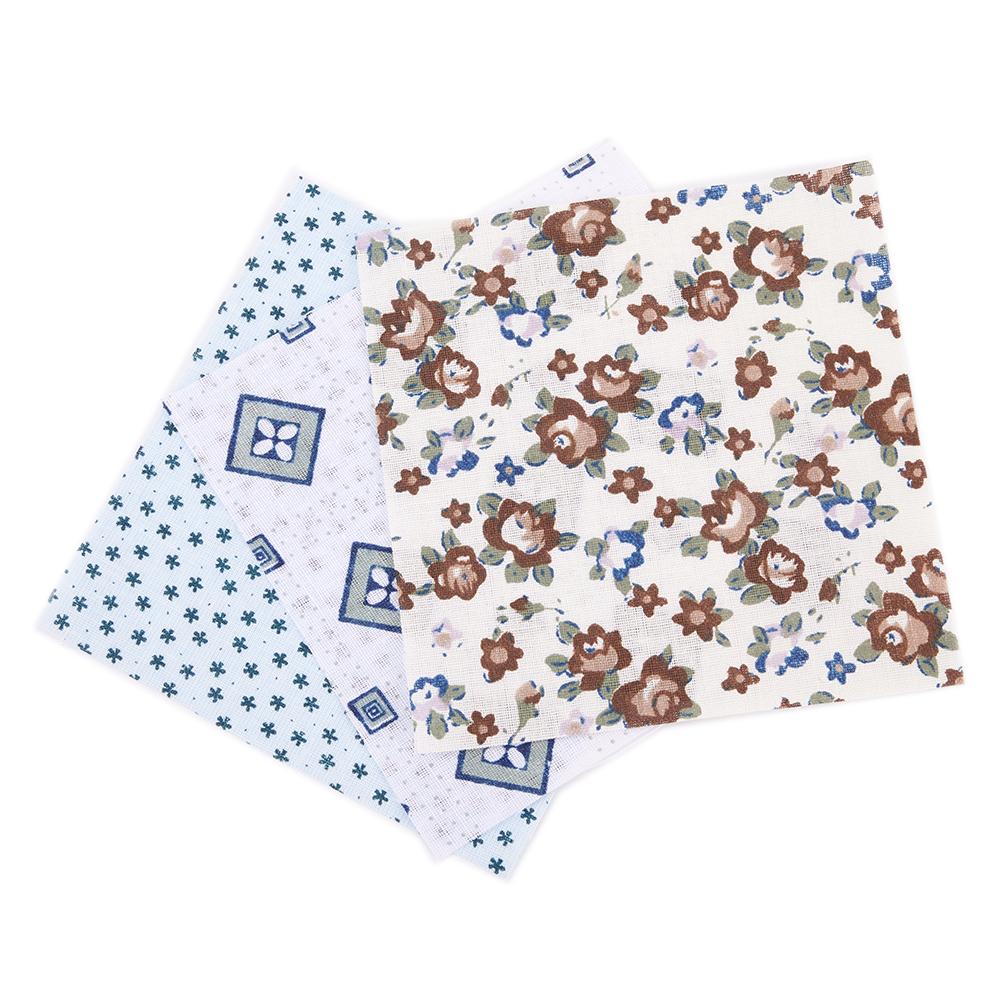 100Pcs Assorted Mixed Color Bundle Quilting Cotton Fabric Sewing DIY Assorted Mixed Color Bundle Cotton Fabric