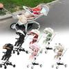 Wheeled Four Collapsible Baby Stroller Lightweight Foldable Seat Convertible