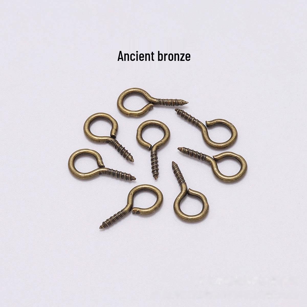 

Гвинти-вушка для саморобних прикрас: 1000 шт/пакет - Ідеально для намист, підвісок та проектів з перлинними головками 4*8 mm (1000 pcs)