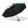 Christmas Chip 'n Dale Automatic 3-Fold Umbrella Design, Cute Cartoon Pattern, Portable Outdoor Umbrella, Perfect, Holiday Gift for Disney f