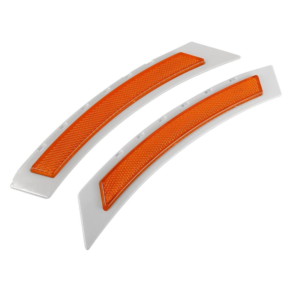 Pack (2) Front Bumper Side Reflector For BMW 2008-2010 528i 535i xDrive 09-10