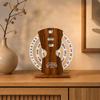 Creative Perpetual Calendar, 3 Layer Rotating Date Desk Decor, Vintage Monthly Calendar for Home Office