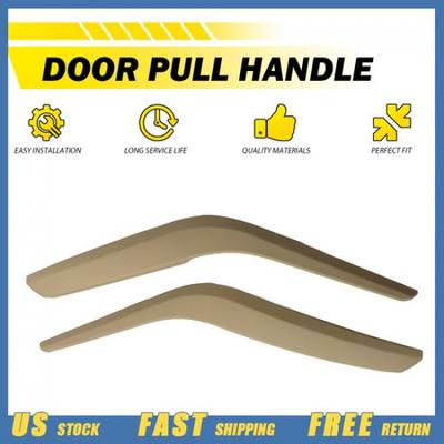Left & Right Inner Door Handle Pull Panel Trim Beige for BMW X1 E84 2009-2015 EV