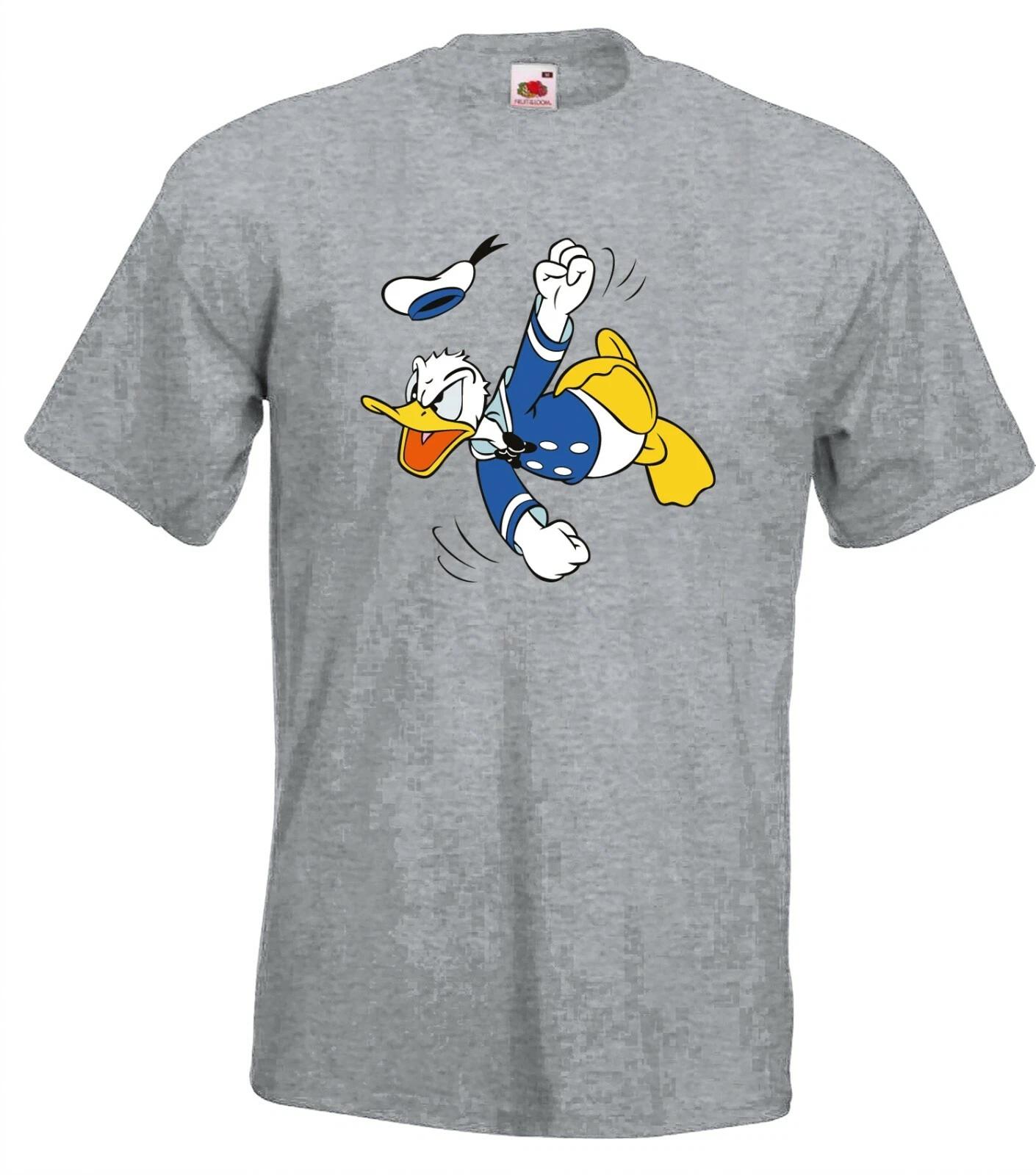 Youth Designz Angry Donald Men s T-Shirt Print Funny Logo Duck Duck Scrooge S