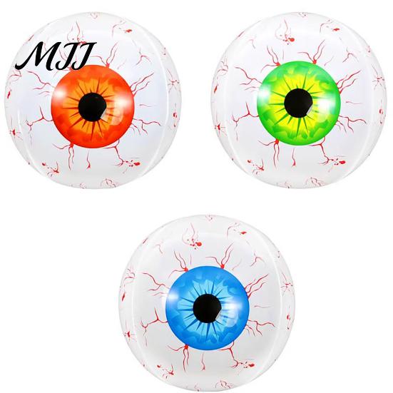 Halloween Eyeball Balloons Simulated Balloon, Horror Theme Party Decoration, Large Aluminum Creepy Event Ornaments Foil Spooky Eye for Indoor