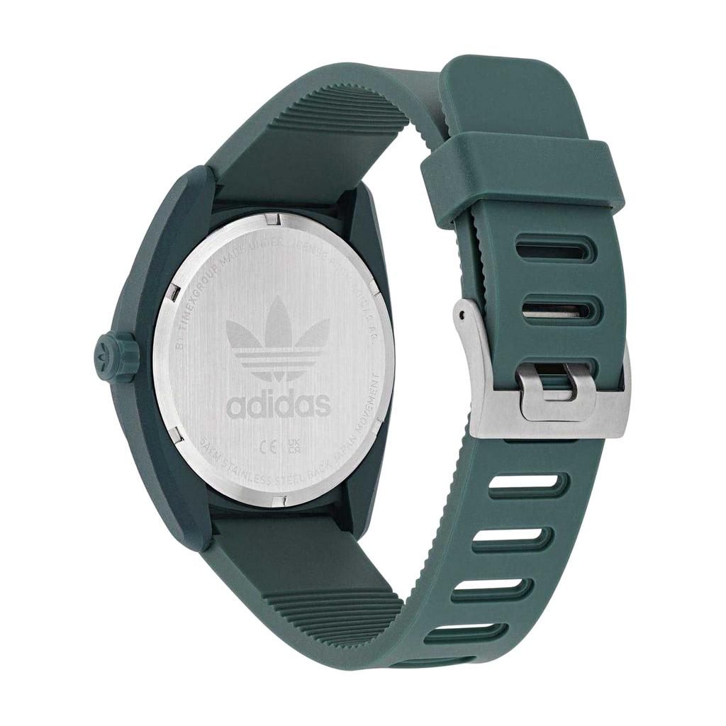 adidas Unisex Adult Logo Rubber Analogue Watch