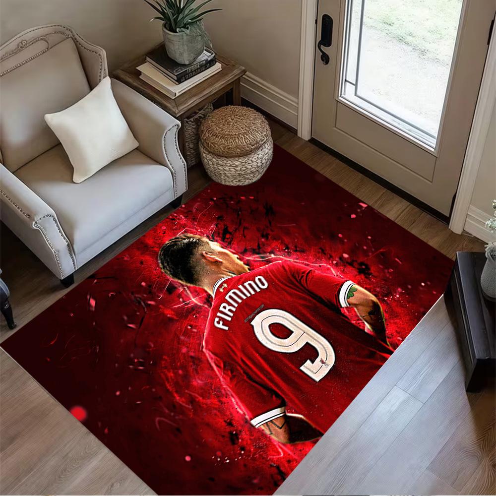 Barcelona Player Celebration Area Rug Perfect for Kitchen Playrooms Outdoor Entryway Anti-slip Rug Anime Office Decor Perfect Gift for Women/Men
