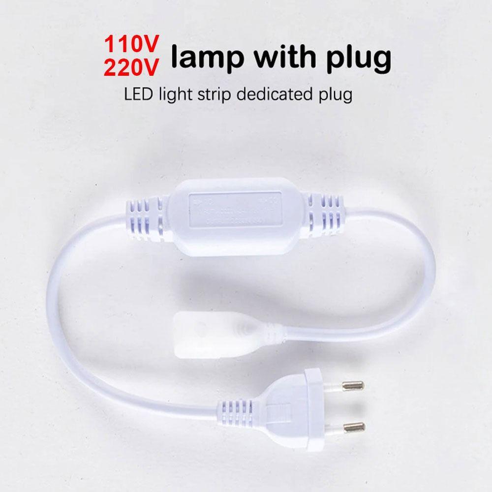 1Pcs 110V/220V Light Bar Connector High Voltage COB LED Light Accessories New Light Strip Plug