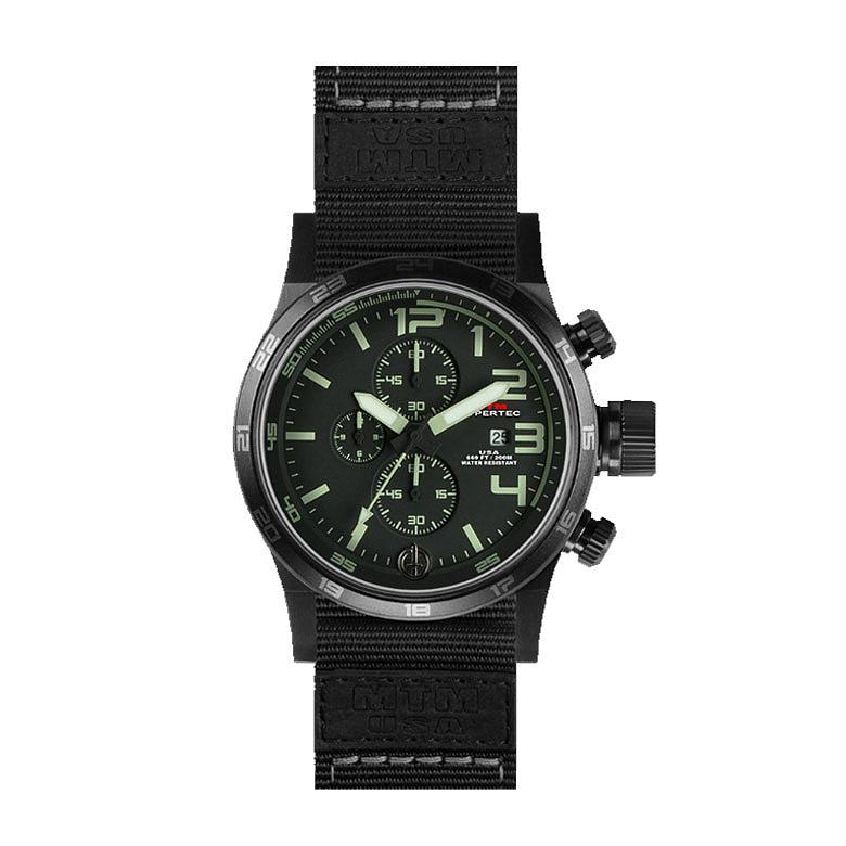 Emtiem Black Hypertech Chrono 3 Gtx Strap (Lumi)