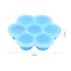 1PC Silicone Ice Grid Round with Lid Baby Food Box Silicone Jelly Box Ice Maker Flower Ice Cube Mold Kitchen Tools