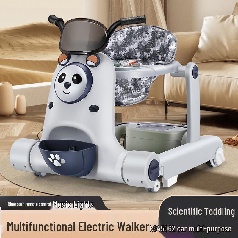 Multifunctional Baby Walker: Anti-Rollover, Sit & Push Design for 7-18 Months, Suitable for Boys & Girls